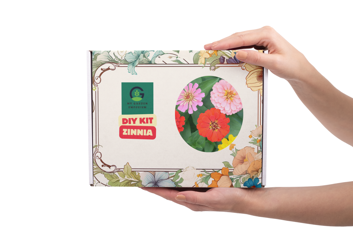 Zinnia Flowers DIY Kit